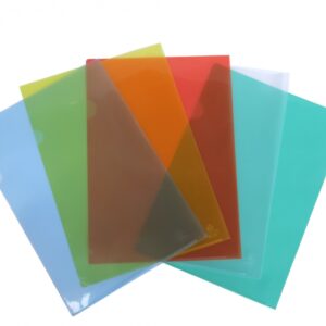 Decal A4 nhựa màu