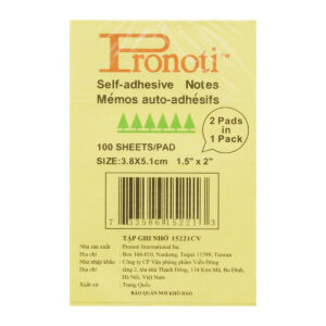 Giấy ghi chú 1,5" x 2" Pronoti