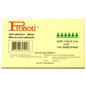 Giấy ghi chú 3"x5" Pronoti