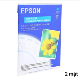 Giấy in ảnh Glossy A4-230 2 mặt ( 20 tờ) Epson